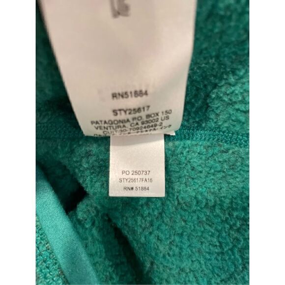 Patagonia Better Sweater 1/4 Zip Fleece Womens  size XXS Green style #25617 - Picture 6 of 6